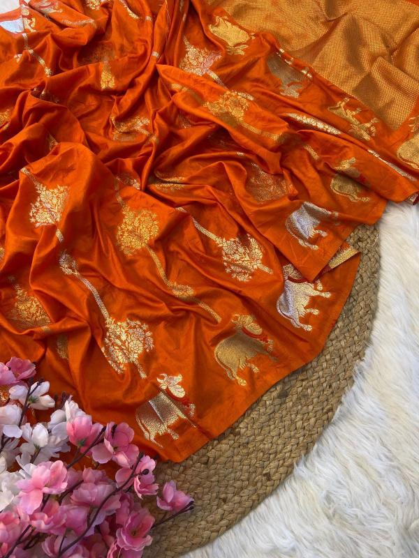 Dazira fancy tassels Pichwai Wholesale party wear saree in Hyderabad