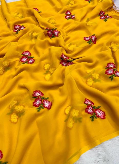 Dazira Georgette Designer sarees wholesale in Delhi