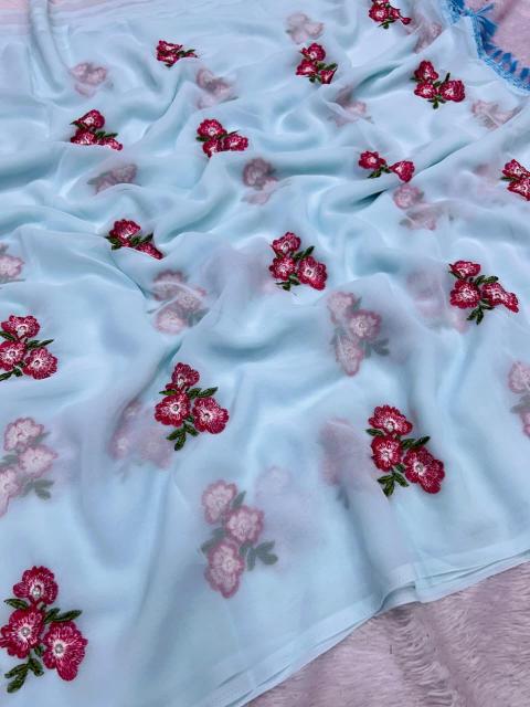 Dazira Georgette Designer sarees wholesale in Delhi