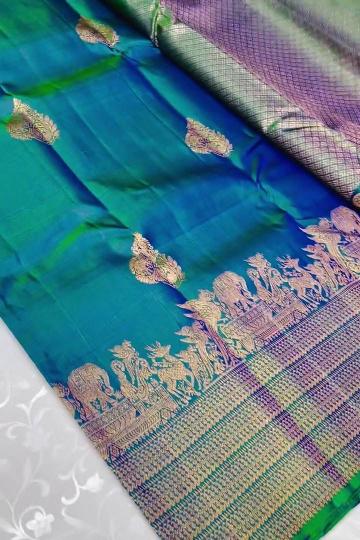 Dazira KANIJIVARAM 979  Saree manufacturers in Kolkata