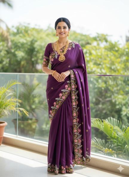 Dazira Pure soft Rangoli Kolkata saree market