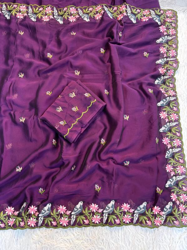 Dazira Pure soft Rangoli Kolkata saree market