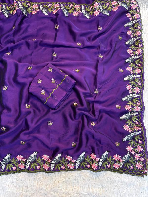 Dazira Pure soft Rangoli Kolkata saree market
