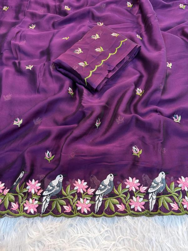 Dazira Pure soft Rangoli Kolkata saree market