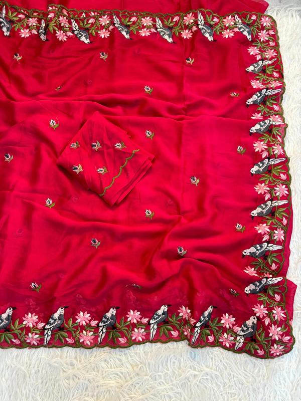 Dazira Pure soft Rangoli Kolkata saree market