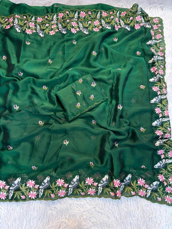Dazira Pure soft Rangoli Kolkata saree market
