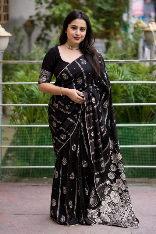 Dazira Pure Soft Russian Silk Saree wholesale suppliers in Hyderabad