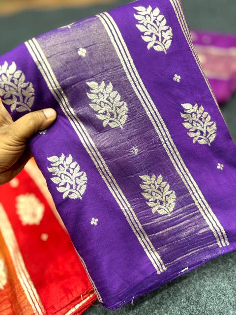 Dazira Pure Soft Russian Silk Saree wholesale suppliers in Hyderabad