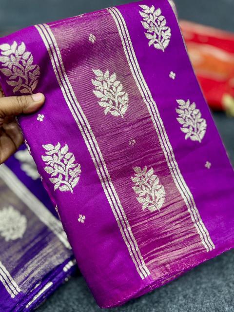 Dazira Pure Soft Russian Silk Saree wholesale suppliers in Hyderabad
