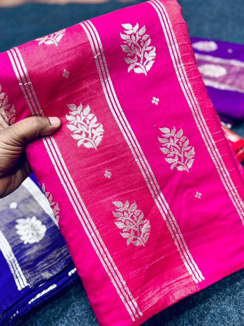 Dazira Pure Soft Russian Silk Saree wholesale suppliers in Hyderabad