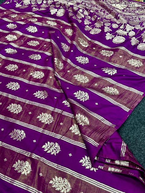 Dazira Pure Soft Russian Silk Saree wholesale suppliers in Hyderabad