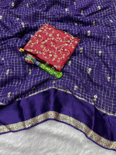 Dazira Pure viscose georgette Surat saree wholesale suppliers