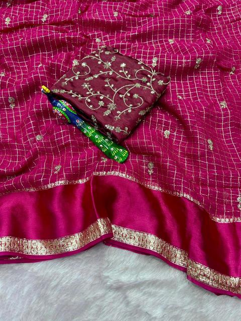 Dazira Pure viscose georgette Surat saree wholesale suppliers