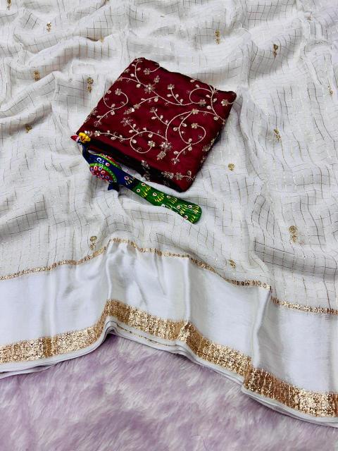 Dazira Pure viscose georgette Surat saree wholesale suppliers