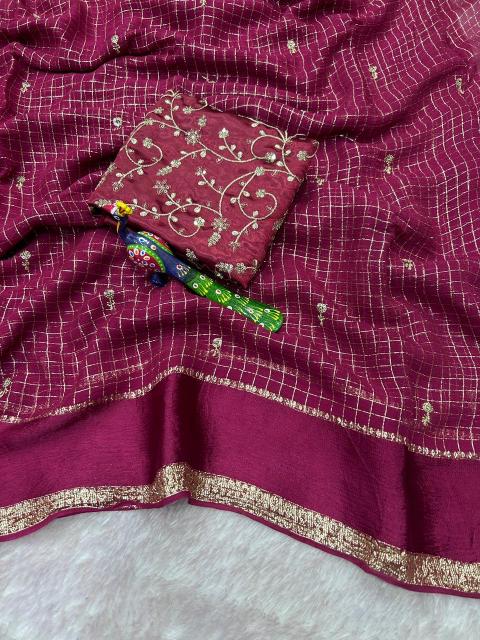 Dazira Pure viscose georgette Surat saree wholesale suppliers