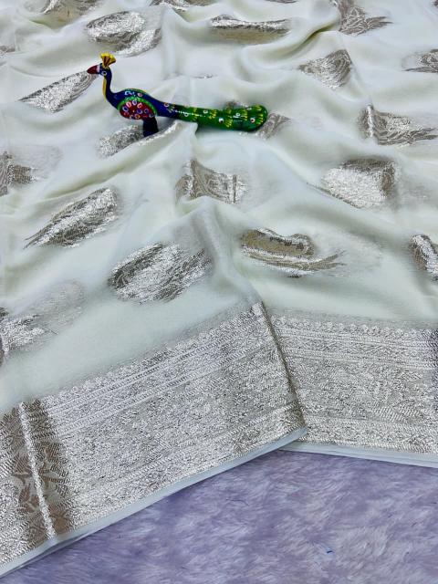 Dazira Pure Viscose Georgette Wholesale saree suppliers in Ahmedabad