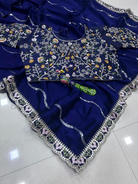 Dazira RANGOLI SEQUENCE Saree wholesale suppliers in Mumbai