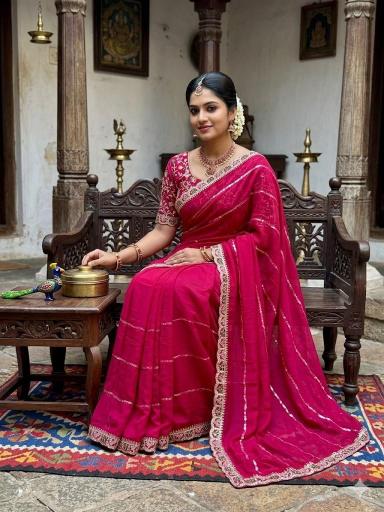 Dazira RANGOLI SEQUENCE Saree wholesale suppliers in Mumbai