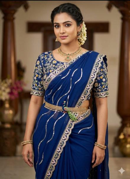 Dazira RANGOLI SEQUENCE Saree wholesale suppliers in Mumbai