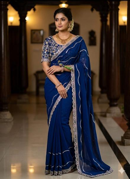 Dazira RANGOLI SEQUENCE Saree wholesale suppliers in Mumbai