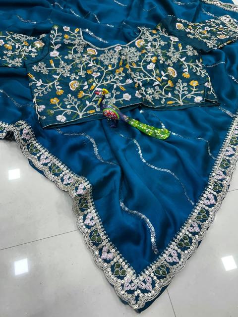 Dazira RANGOLI SEQUENCE Saree wholesale suppliers in Mumbai