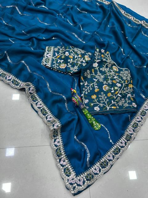 Dazira RANGOLI SEQUENCE Saree wholesale suppliers in Mumbai