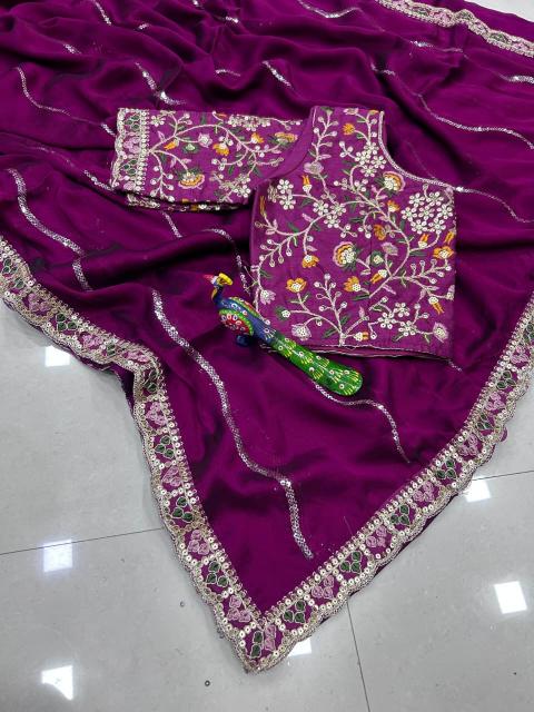 Dazira RANGOLI SEQUENCE Saree wholesale suppliers in Mumbai