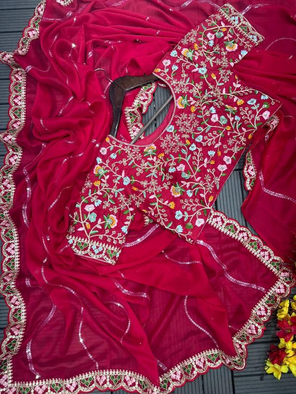Dazira RANGOLI SEQUENCE Wholesale saree shops in Hyderabad