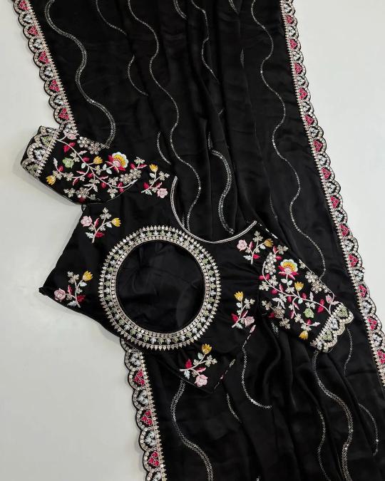 Dazira RANGOLI SEQUENCE Wholesale saree shops in Hyderabad
