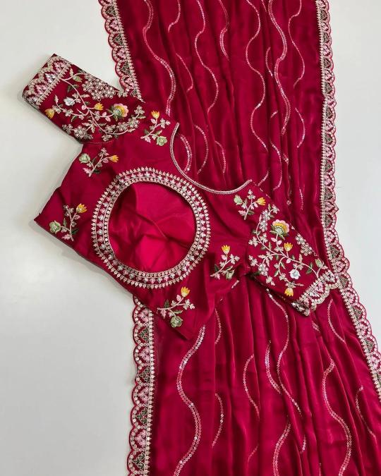 Dazira RANGOLI SEQUENCE Wholesale saree shops in Hyderabad
