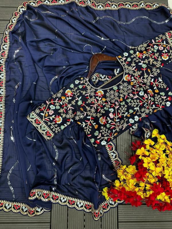Dazira RANGOLI SEQUENCE Wholesale saree shops in Hyderabad