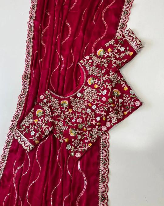 Dazira RANGOLI SEQUENCE Wholesale saree shops in Hyderabad