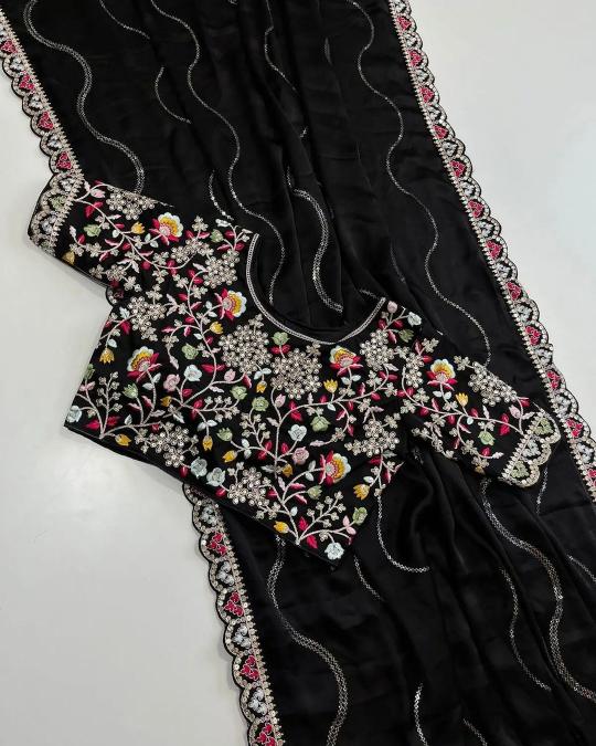 Dazira RANGOLI SEQUENCE Wholesale saree shops in Hyderabad