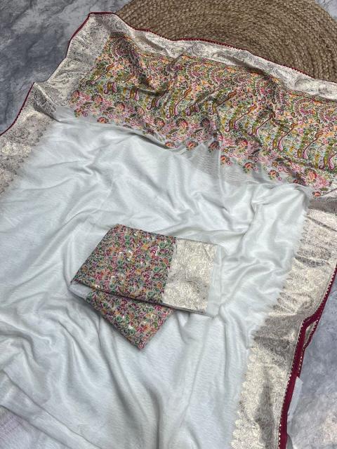 Dazira Russian cotton silk Wholesale sarees in Kolkata