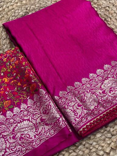 Dazira Russian cotton silk Wholesale sarees in Kolkata