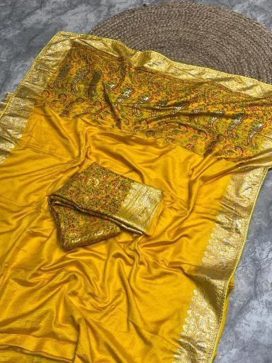 Dazira Russian cotton silk Wholesale sarees in Kolkata