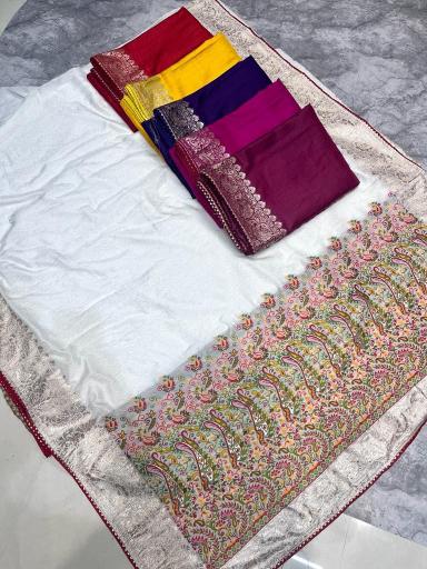 Dazira Russian cotton silk Wholesale sarees in Kolkata