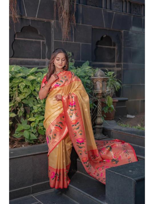 Dazira SOFT TISSUE SILK Wholesale saree dealers in Gujarat