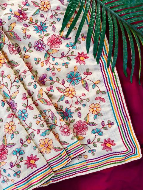 Dazira Tussar Cotton Wholesale saree suppliers in Surat