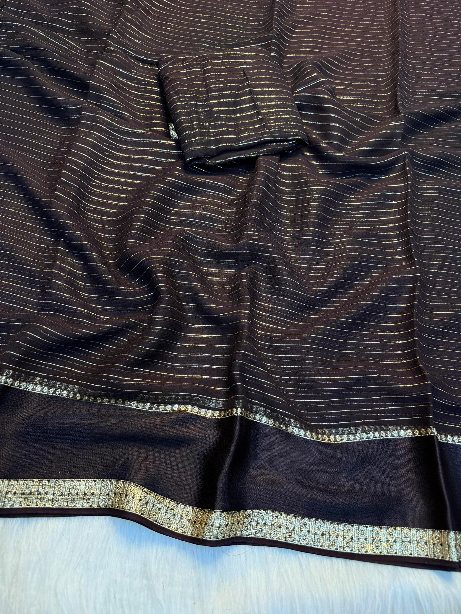 Dazira Viscose Georgette linning Saree wholesaler in Pune
