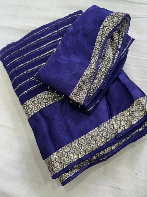 Dazira Viscose Georgette Saree manufacturers in Delhi