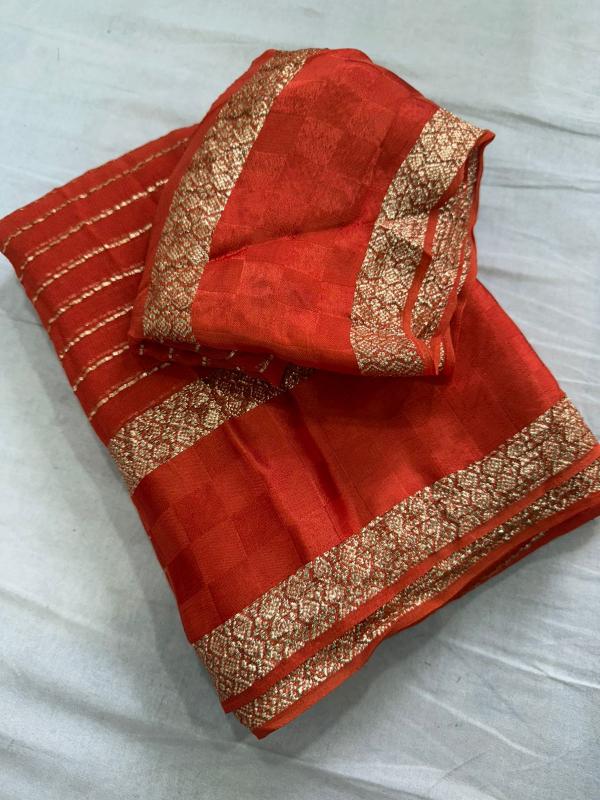 Dazira Viscose Georgette Saree manufacturers in Delhi