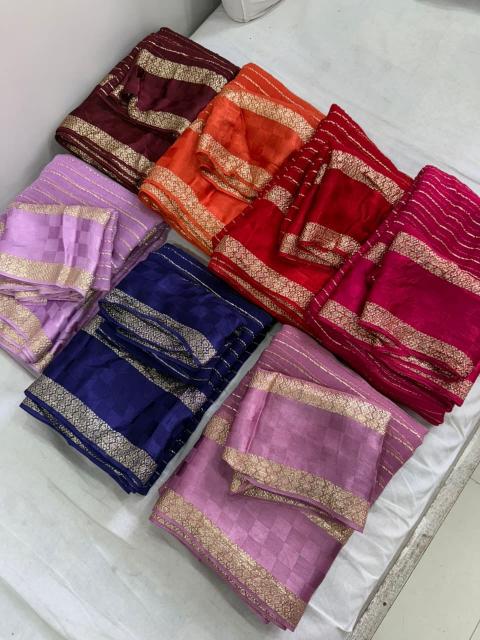 Dazira Viscose Georgette Saree manufacturers in Delhi