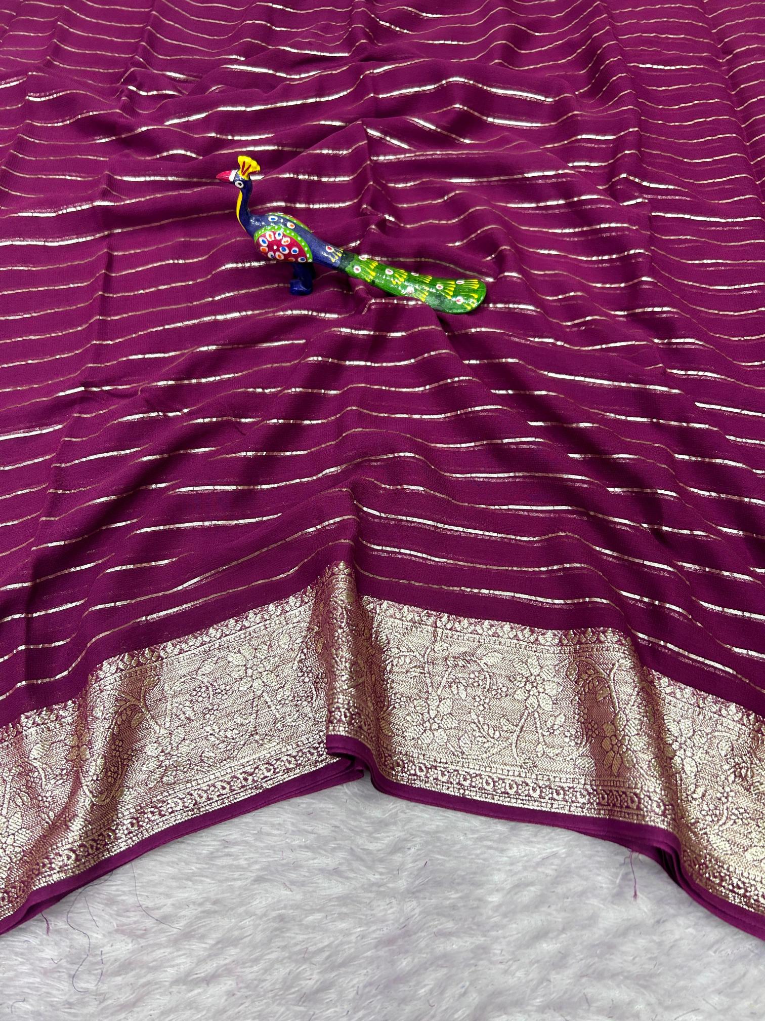Dazira Viscose Georgette Saree wholesalers in Delhi