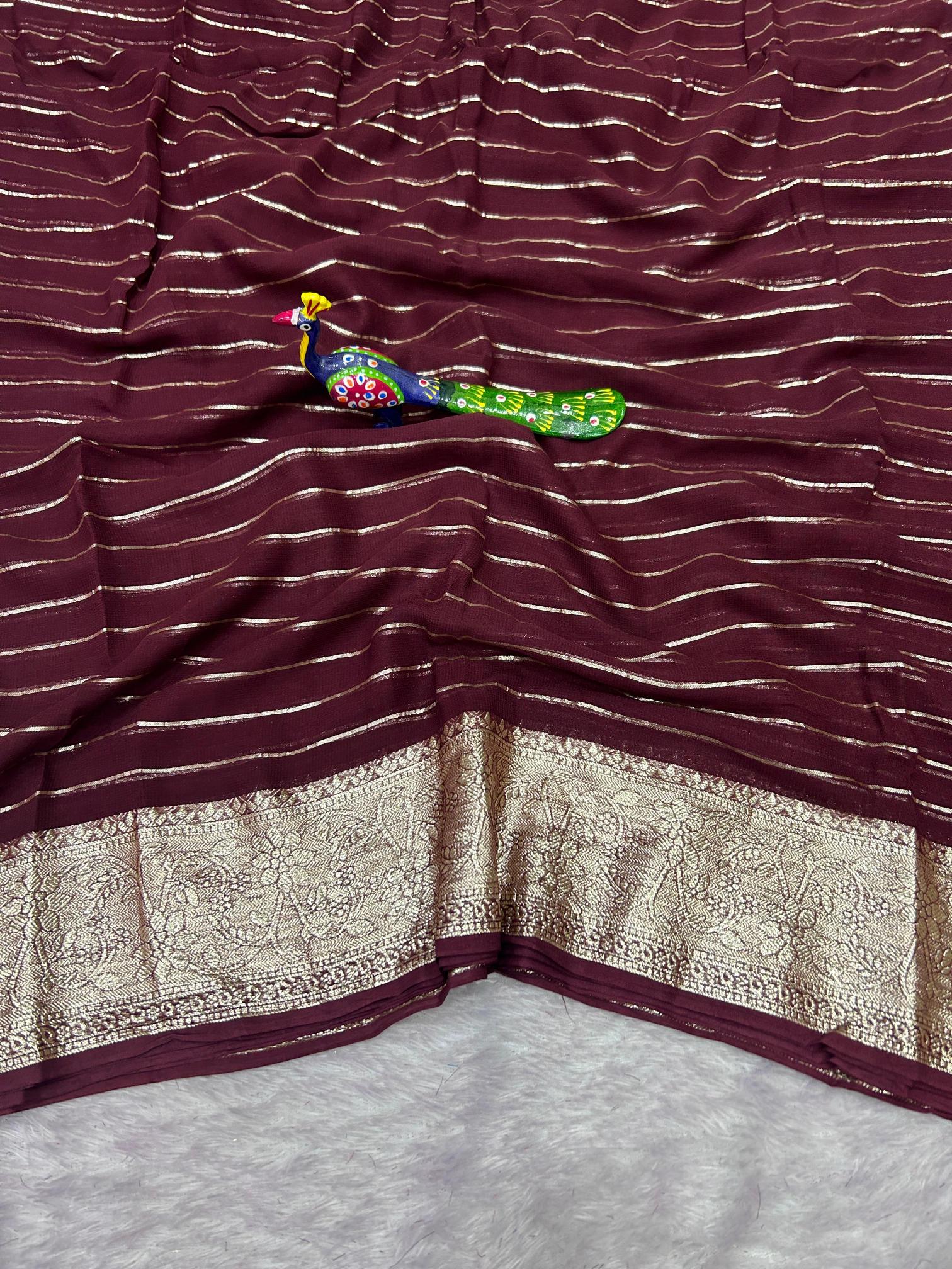 Dazira Viscose Georgette Saree wholesalers in Delhi