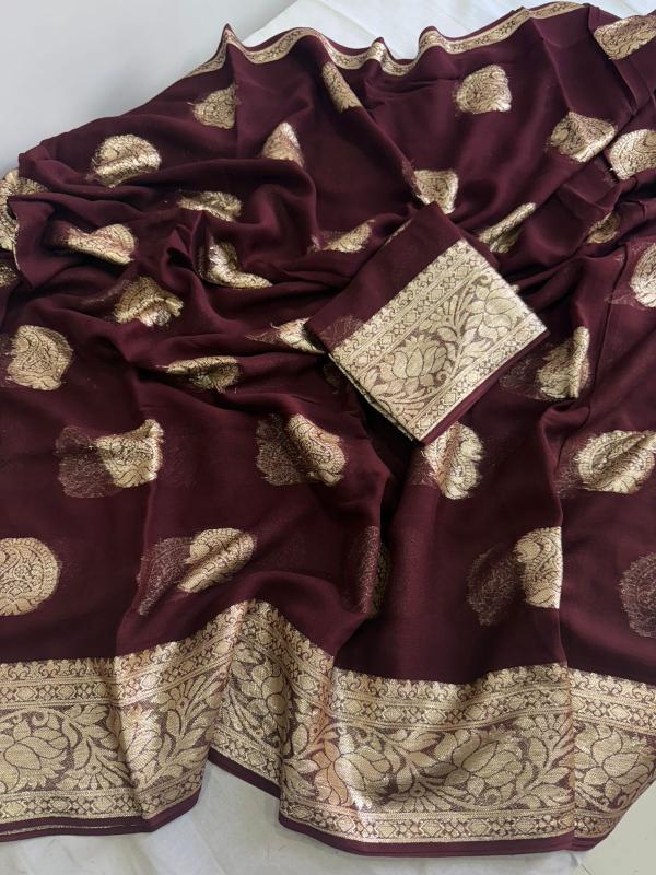 Dazira Viscose Georgette Wholesale saree suppliers in India