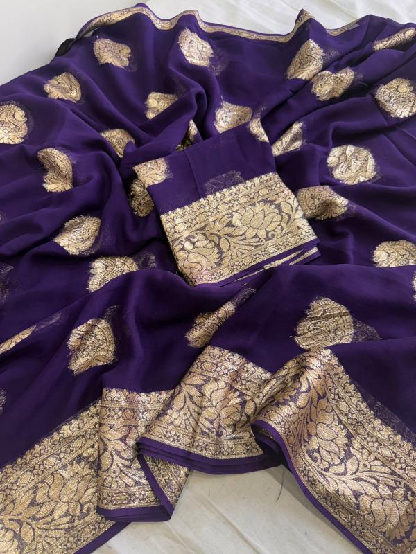 Dazira Viscose Georgette Wholesale saree suppliers in India