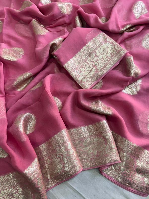 Dazira Viscose Georgette Wholesale saree suppliers in India