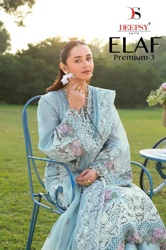 Deepsy Elaf Premium vol 3 catalog pakistani suits in wholesale price