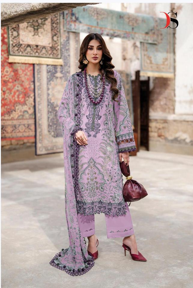 Deepsy Jade Bliss Lawn 25 Vol 5 catalog Chiffon Dupatta pakistani cotton suits wholesale